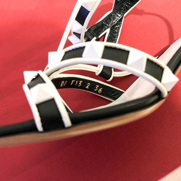 Free Rockstuds Ankle Wrap Heel Sandals - Picture 12 of 12